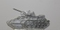 Preview: russischer Panzer T34 - halbfrontal